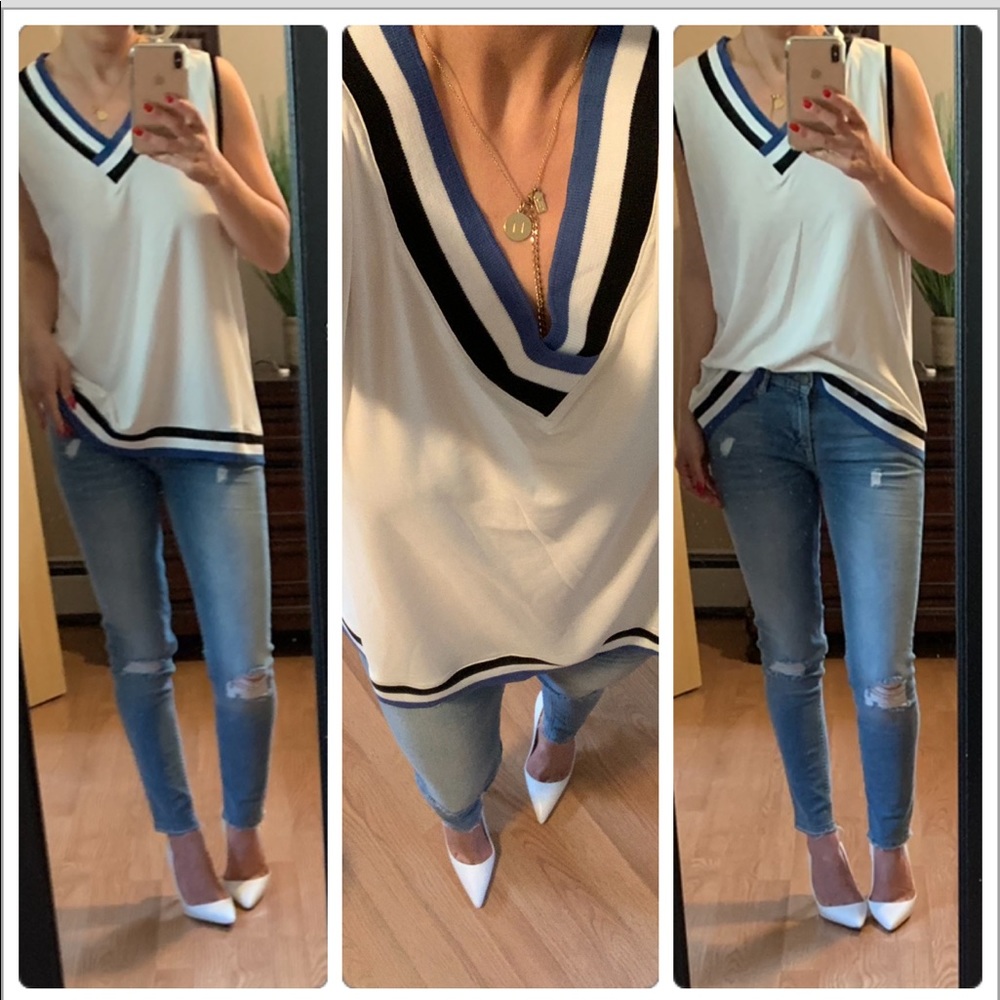 New💗Adorable ivory rib top - Picture 6 of 6